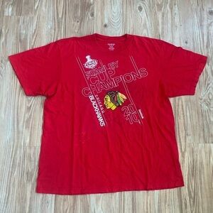 Reebok 2010 Chicago Blackhawks NHL T-Shirt